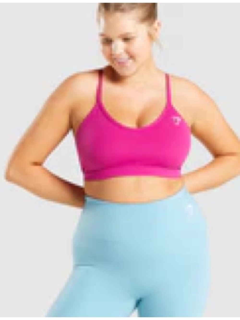 Gymshark Pink Scoop Neck Sports Bra